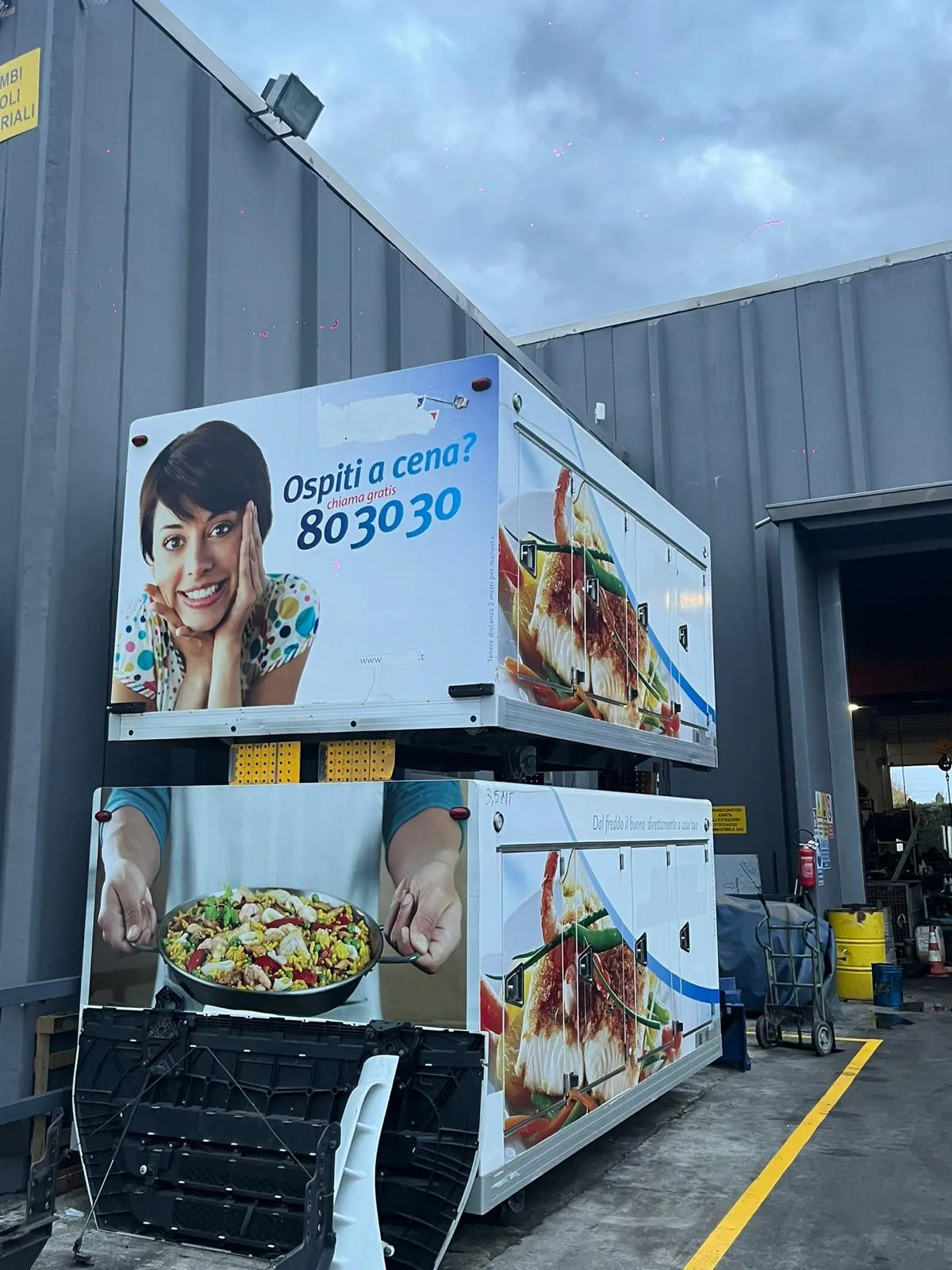 Used Coldcar Italian Freezer Boxes – -40°C – 420 cm – Wholesale for Ice Cream Companies ad photo