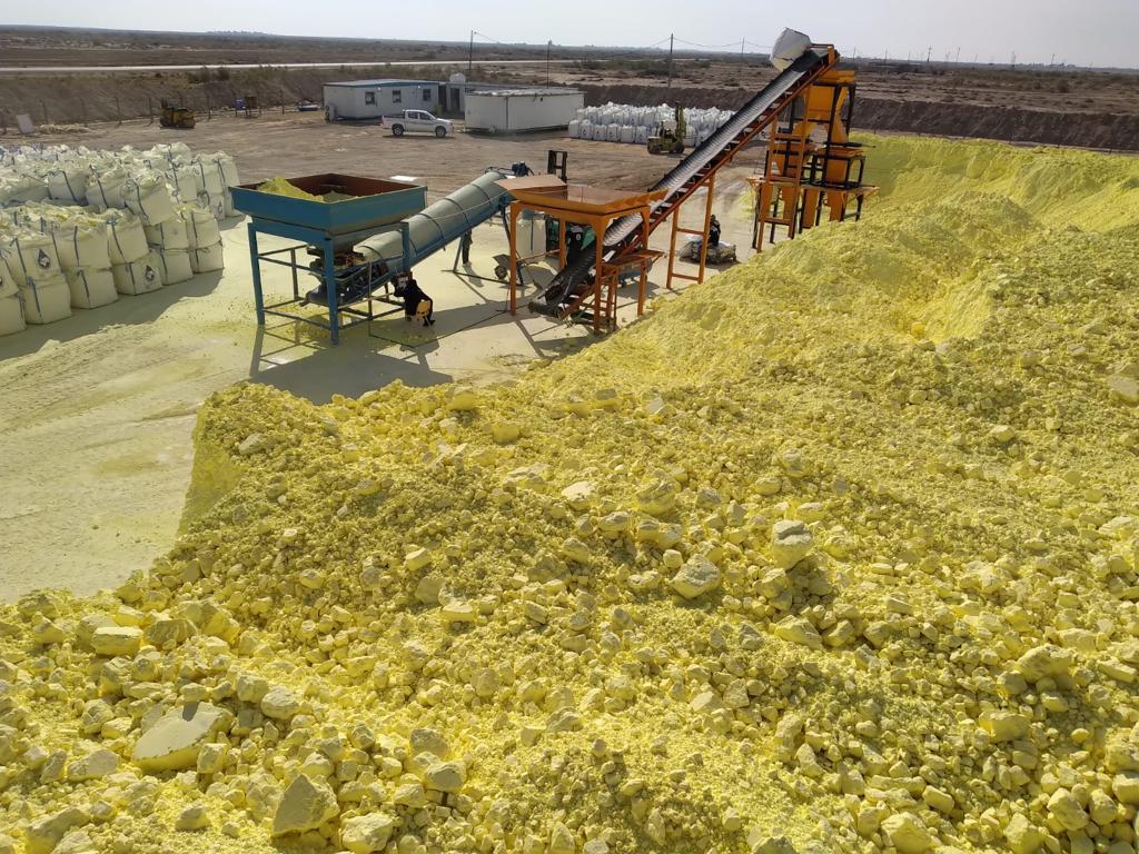 Industrial sulfur for sale from Iraq – General shipping and export ad photo