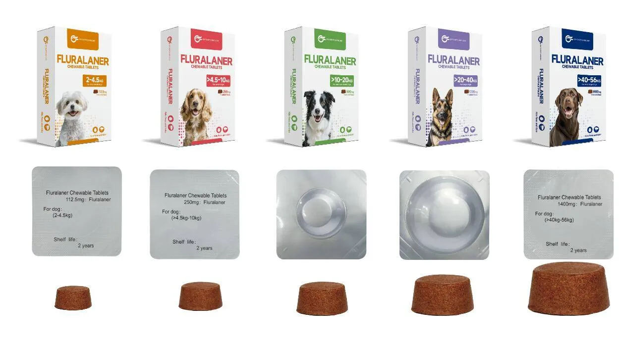 Fluralaner chewable tablets for dogs ad photo