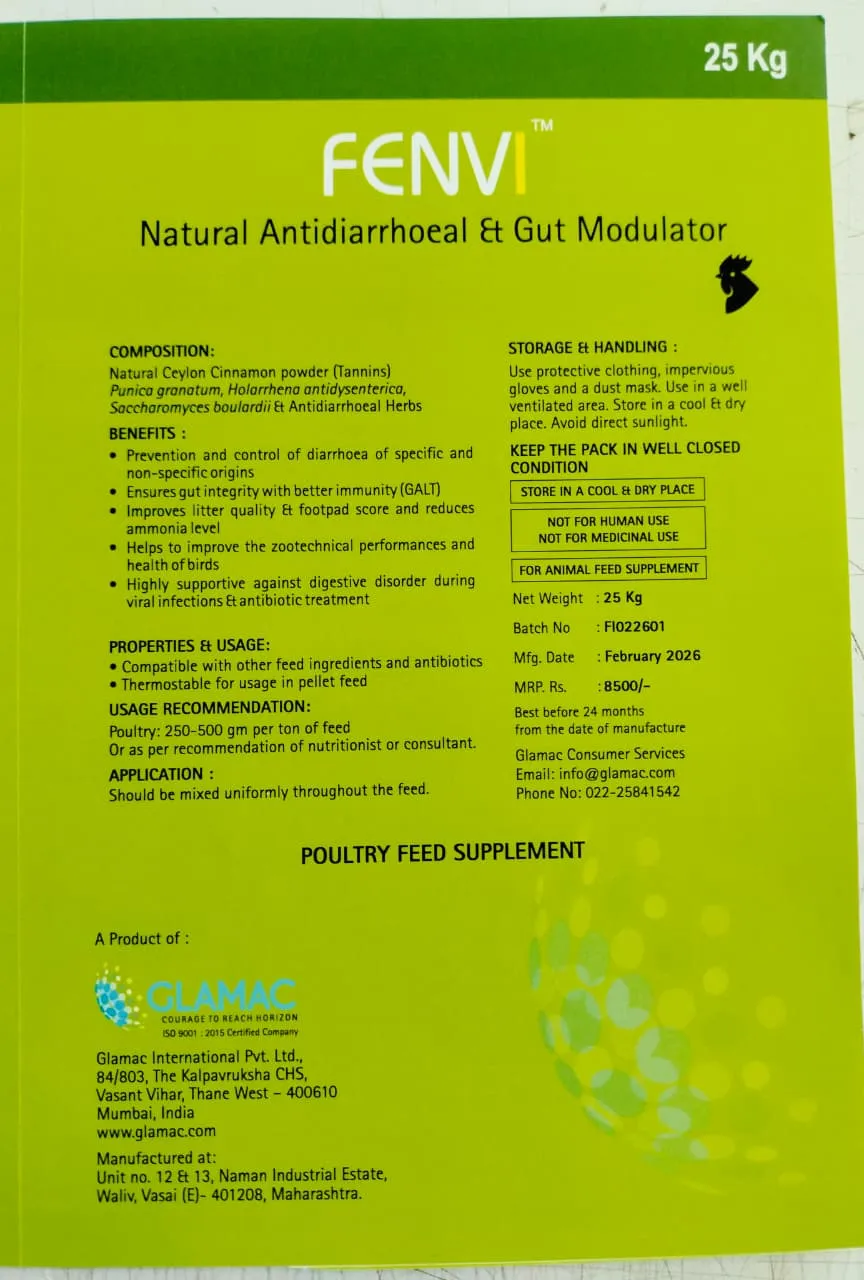 Fenvi – Natural Antidiarrheal for poultry ad photo