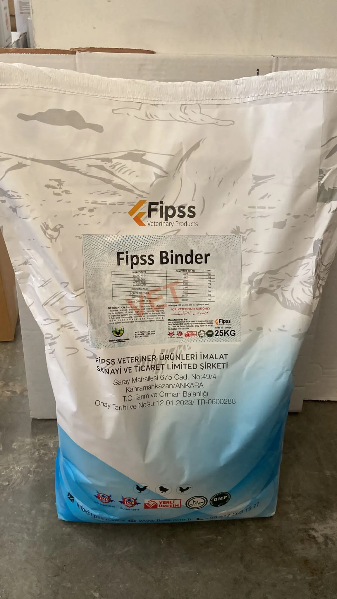 Fipss Binder – Yeast-Based Toxin Binder Powder for Poultry & Livestock Feed ad photo